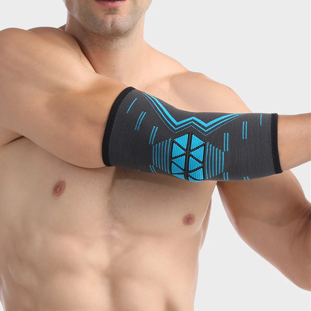 1 stücke Golfer der Ellenbogen Klammer Kompression Hülse Unterstützung Joint Pain Relief Erholung Sehnenscheidenentzündung Tennis Ellenbogen Hosenträger Unisex Erwachsene größe – Detail 4