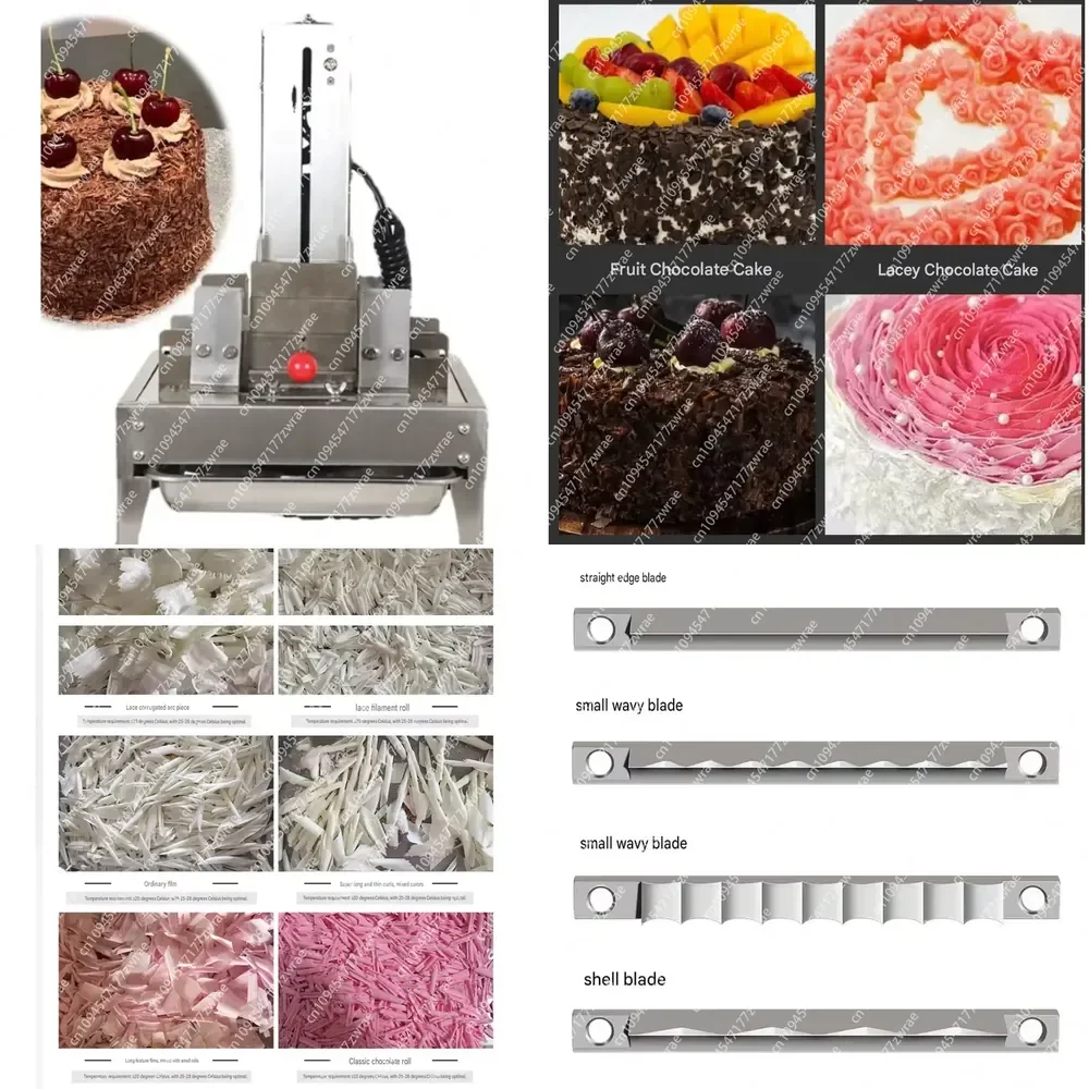 Commercial Stainless Steel Chocolate Shaving Cutting Grater Slicer Flake Chips Scraping Machine New Baking Machinery Bakery