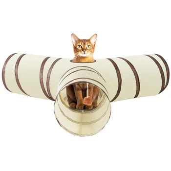 Foldable T/Y Cat Play Tunnel 1