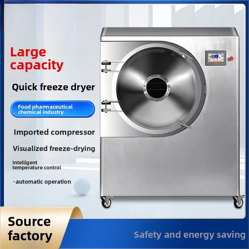 Dryer Commercial Freeze Drying Liquid Powder Chinese Herbal Medicine Cosmetic Industrial Equipment Manufacturer Freeze Dryer