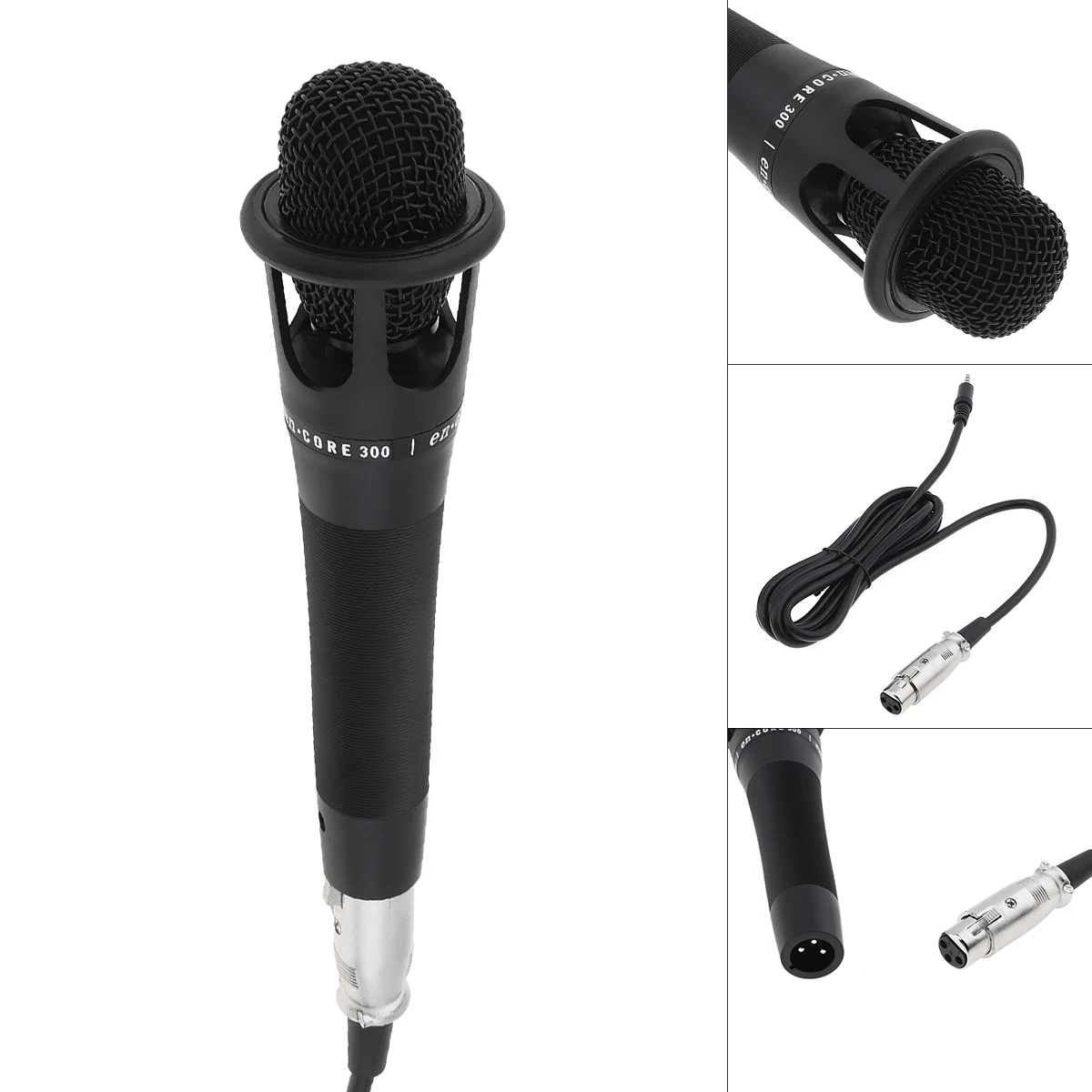 

Profession E300 Microphone Audio Cable Wired Condenser Microphone for Recording / Chorus / Broadcasting / Lecture