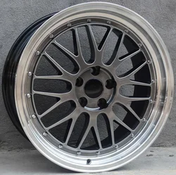 BS LM 19 Inch 5x112 5x114.3 Staggered Car Alloy Wheel Rims Fit For Mazda Honda Lexus Toyota Infiniti Fiat Kia Nissan Mercedes