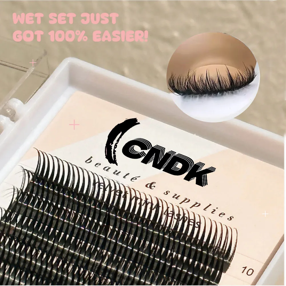 

Wet Eyelash Extension 0.03mm 0.05mm Spikes Lashes Manga Lashes Wispy Cosplay Premade Russian A Shape Natural Eyelashes Supplies