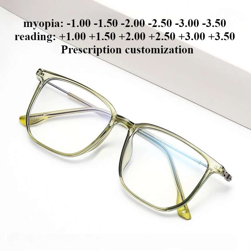 

52-16 бордюр с разбитым бриллиантом, корейская версия, оправа для вспышки, очки для близорукости, легкие антисиние очки для чтения, женские очки