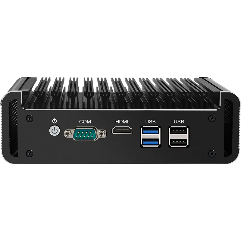 Enrutamiento suave de seis puertos de red, tarjeta de red i226, memoria Dual DDR4/Estado Sólido M.2 NVMe/4 USB/puerto serie RS232, N5105/N6005