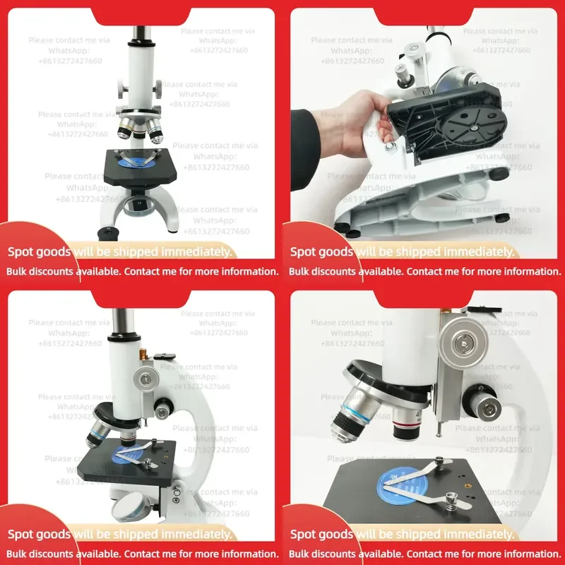 Professional Grade School Students Biology Experiment Science Bacteria Sperm Viewing Optical Monocular Biological Microscope