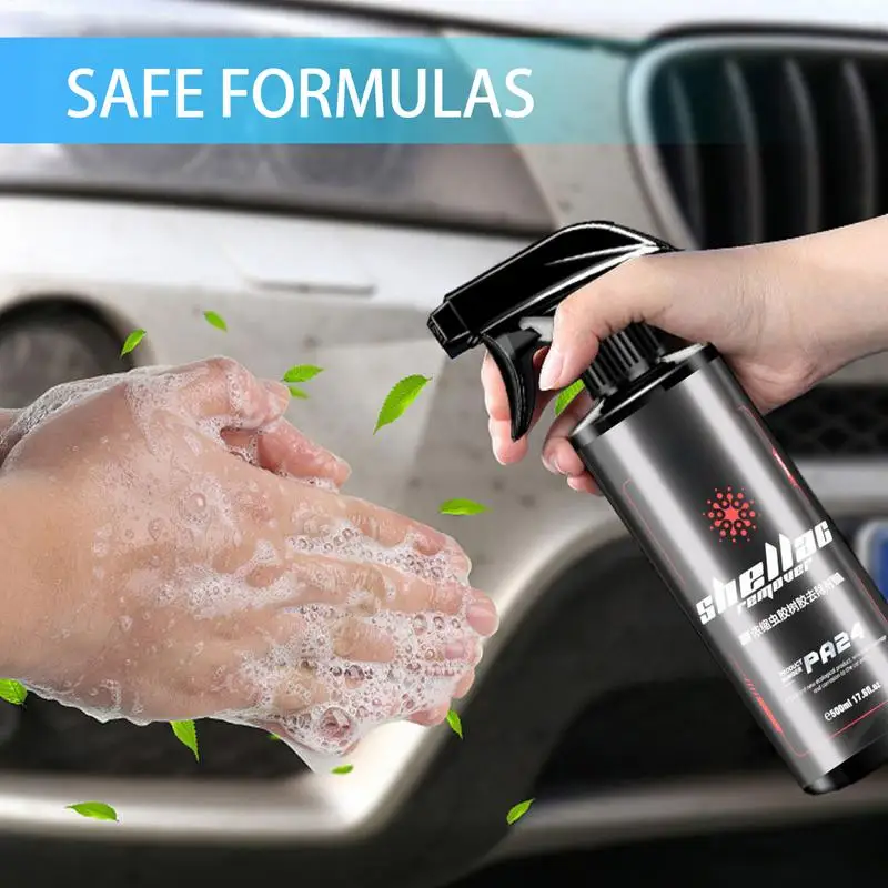 Car Resin Remover 500ml Auto Washing Cleaning Spray Car Paint Care Washing Cleaner Car Washing Foam Soap Car Wash Soap for Car