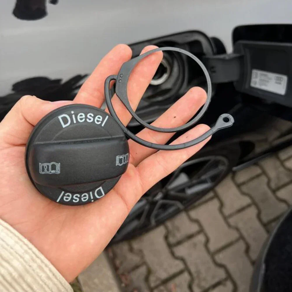Numer części 180201556 Linka zabezpieczająca korek wlewu paliwa do AUDI A1 A3 A4 A5 A6 A7 A8 Q3 Q5 Q7 — zdjęcie 2