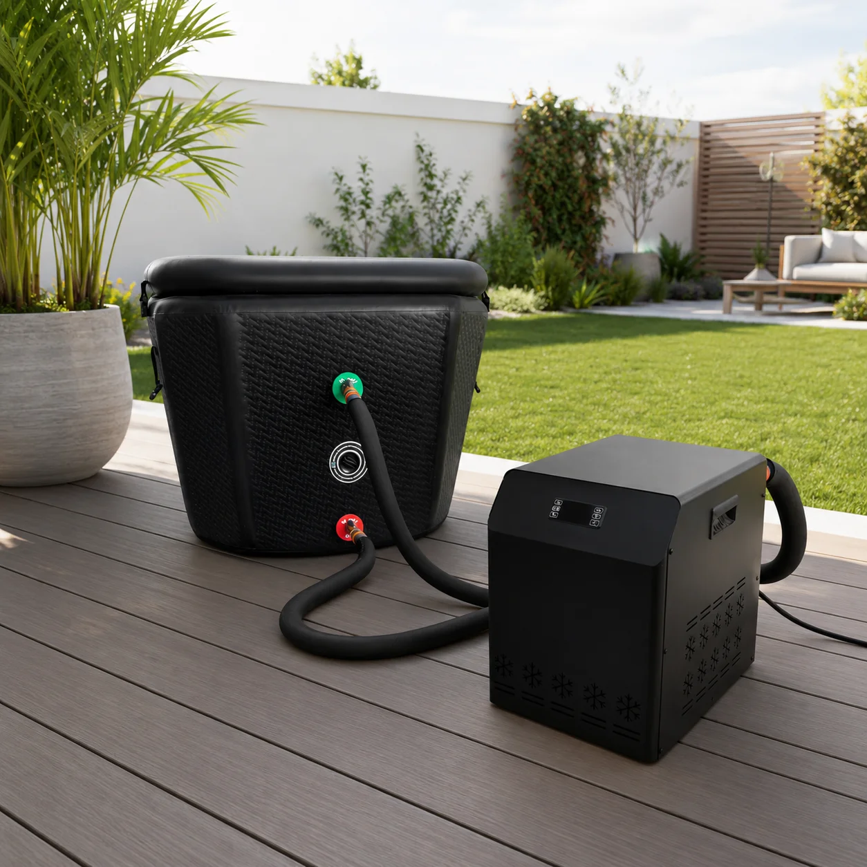 Wholesale  1/3 H·P Waterproof Water Chiller, WiFi App Control for Cold Plunge Body Recovery