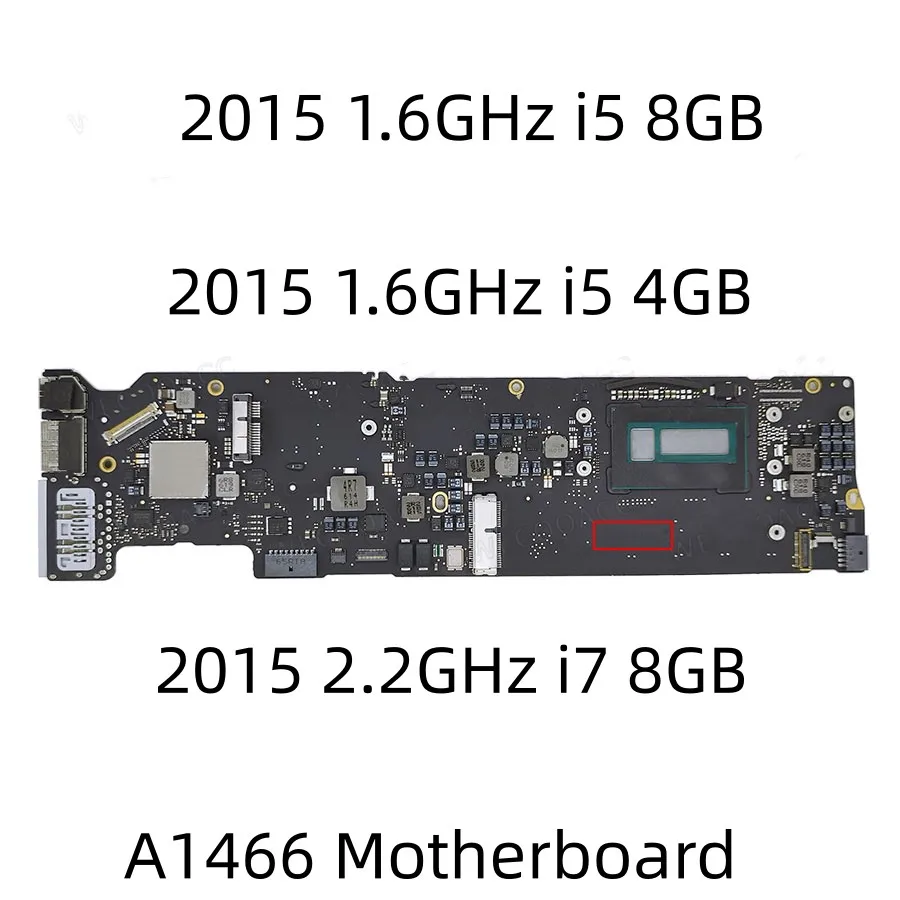 Imagem -05 - Macbook Air Original Logic Board Placa-mãe A1466 i5 i7 4gb 8gb 2010201120122013201420232023 13