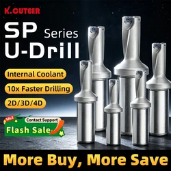 SP Bohrer Bohrer Metall Bohrer Wende Serie 2D 3D 4D 29mm-195mm Mechanische Drehmaschine Geeignet SPMG/SPGT Klinge CNC Bit Set