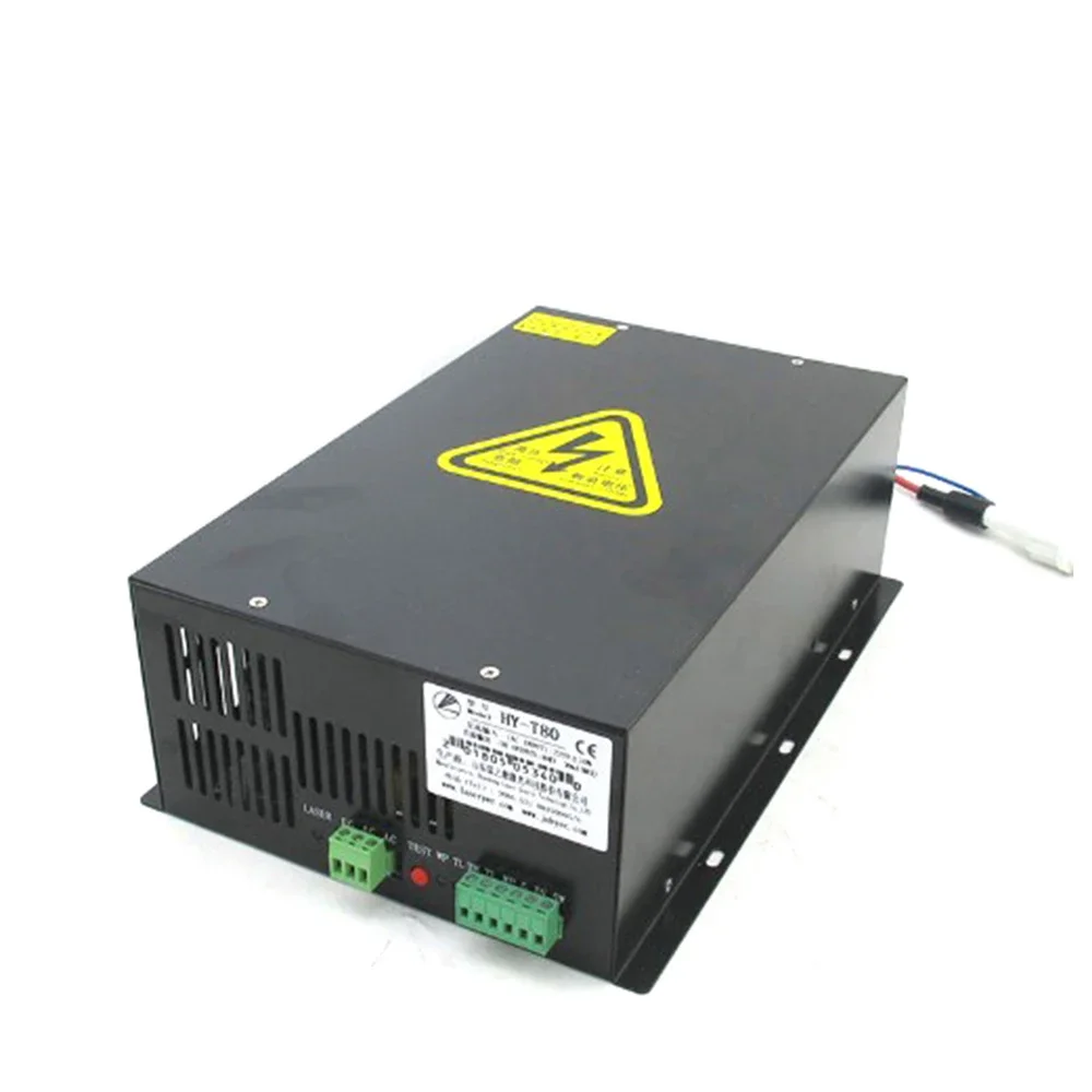 HAOJIAYI 80-100W Fonte de alimentação a laser CO2 para máquina de corte e gravação a laser CO2 CR-U100 U Series