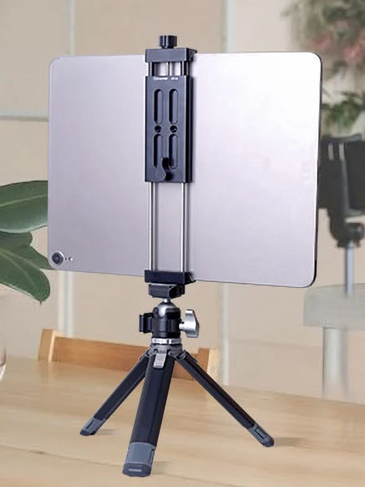 Cimapro CP12 Metalowy Stojak na Tablet Uchwyt na Telefon Statyw do Zdjęć i Filmów na Żywo Akcesoria Adapter Uchwyt Biurkowy Zacisk do iPada — zdjęcie produktu 7