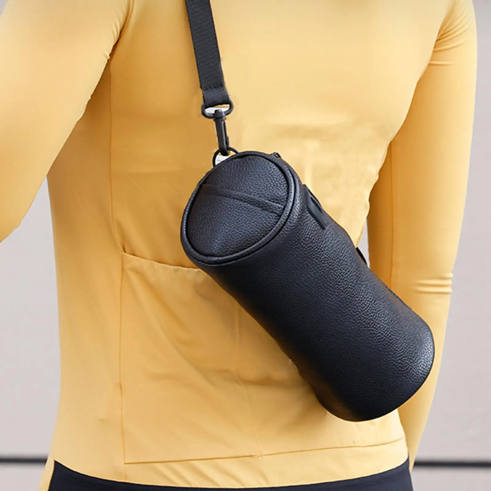 

Bag For Bike 1.8L PU Leather Waterproof Cycling Accessories Bike Bag Handlebar Mount Pack For Road Mountain Commuting Electric