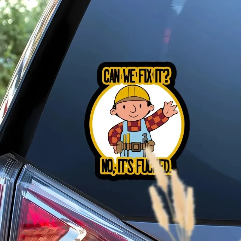 

Interesting Can We Fix It Toolbox Stickers Great for Cars, Motorcycles, Helmets and More Single Use Stickers