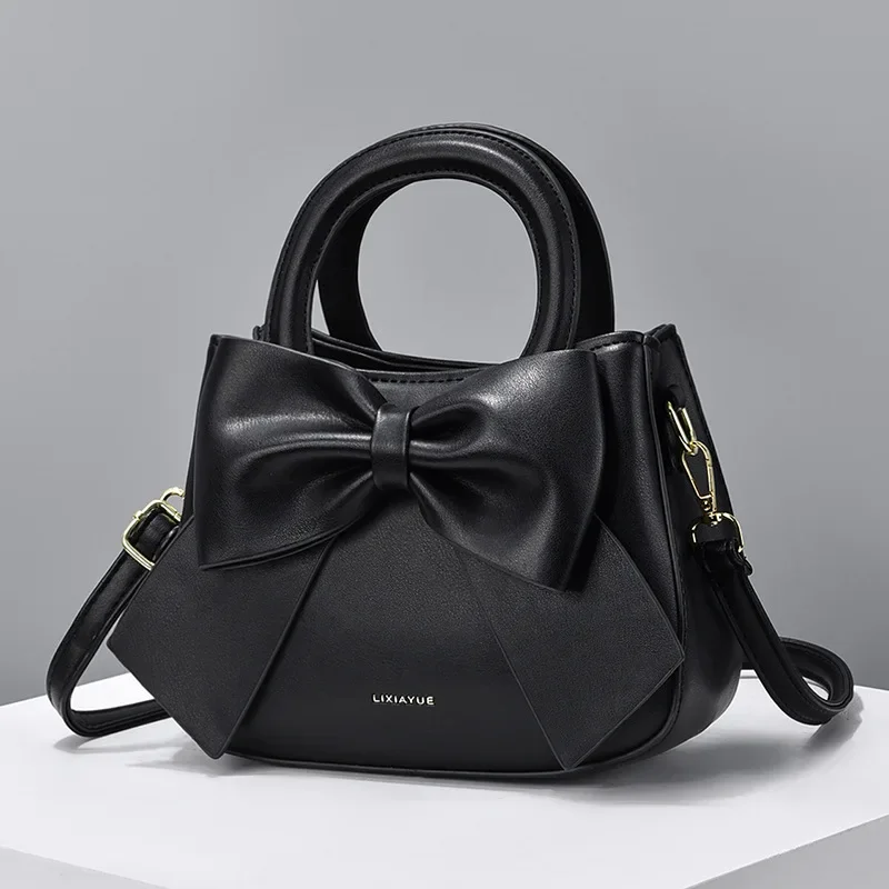 2024 New Womens Crossbody Bags for Women Top-handle Trend Handbags Ladies Shoulder Bag Exquisite Bow Tie Women\'s Tote sac purses