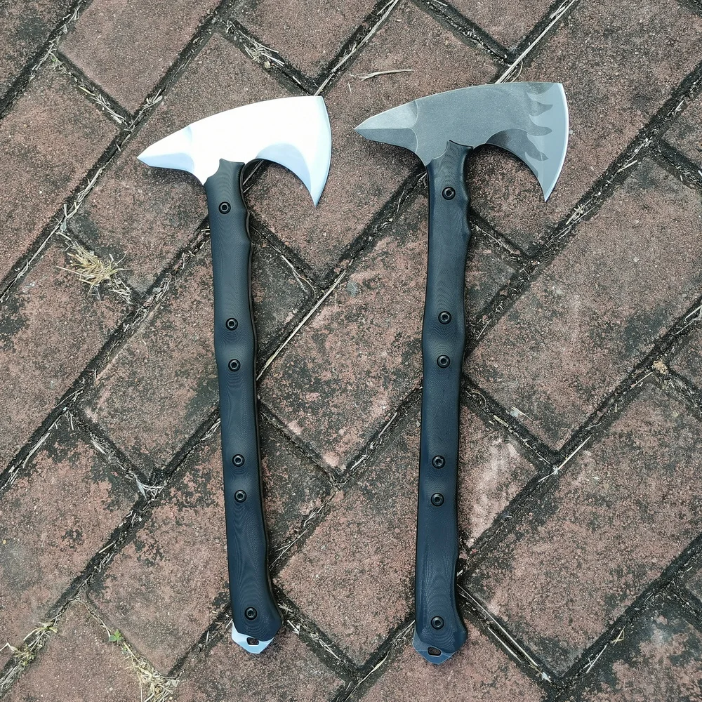 

BEKETEN Battle Song Axe DC53 Steel Blade G10 Handle Outdoor Camping Hunting Survival Tactical Hiking Kitchen Utility EDC Tools