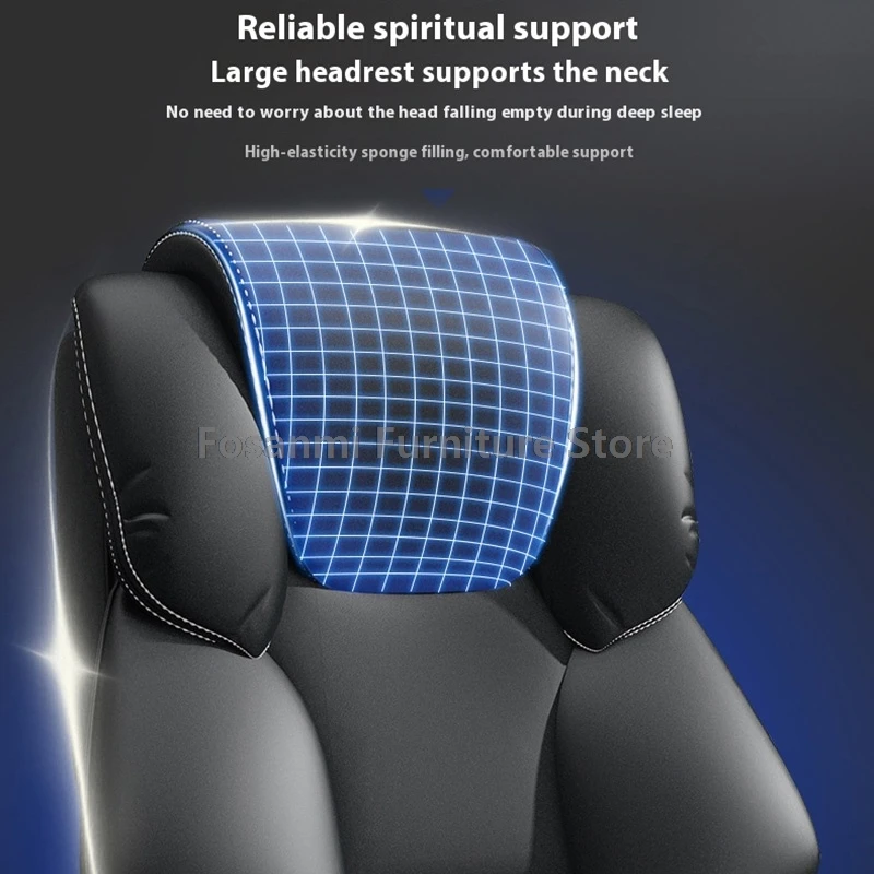 مكتب مستلق التنفيذي رئيس الجلود كرسي الكمبيوتر قابل للتعديل غرفة الاجتماعات مكتب كرسي لينة مريحة كمبيوتر ألعاب كراسي دوارة