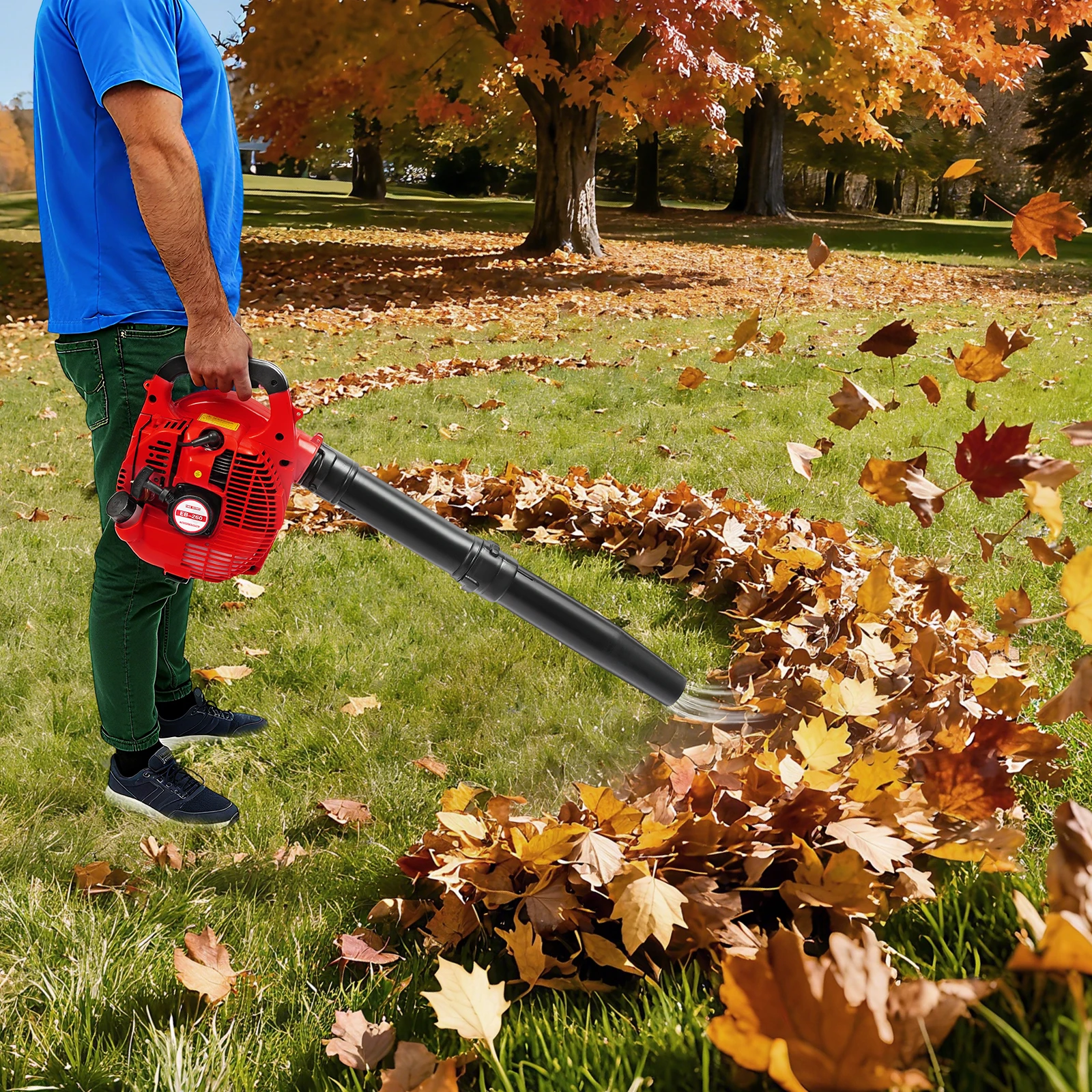 

Modern 25.4cc Handheld Gas Leaf Blower Gas Powered Leaf Blower Handheld Gas Blower