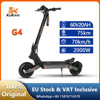 KuKirin G4 Electric Scooter 2000W Motor 60V20Ah Battery Smart Touch Screen E-Scooter 11-Inch Tire City Off-Road Aldult EScooters