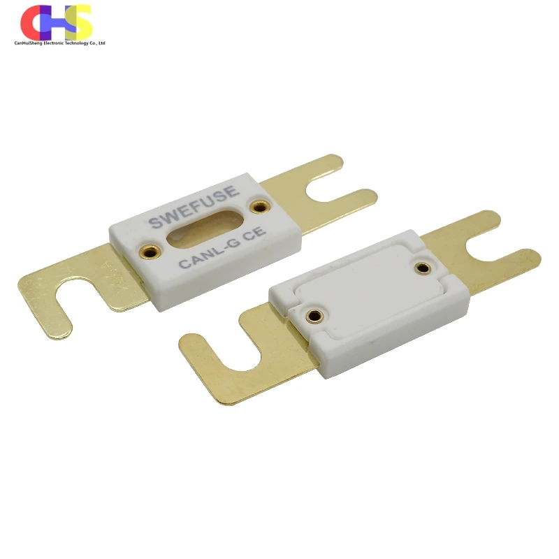 1Set Ceramics ANL Bolt-down Fuse Holder With 30A 50A 60A 80A 100A 150A 200A 300A 400A 500A 600A Fuse For Car Audio Power System