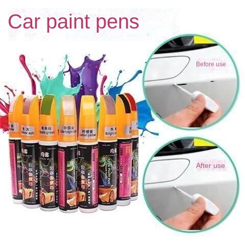 Car paint brush repair car paint artifact scratches Repair deep scratches Remove mark liquid pearl white black paint surface