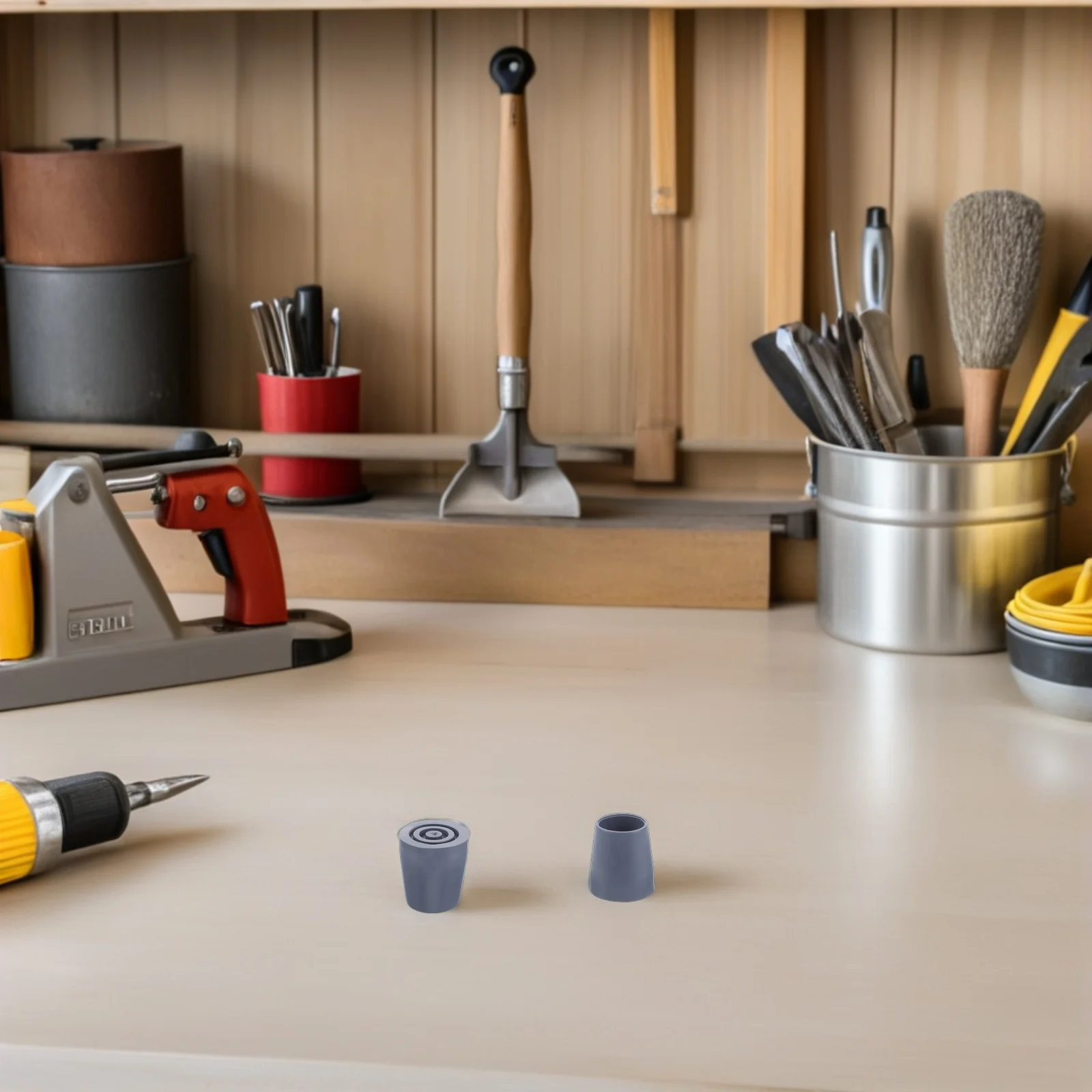 

8Pcs Shower Chair Rubber Feet Replacement Stable Anti-Slip Legs for Shower Stools Bath Seat Floor Protectors 24mm Inner Diameter