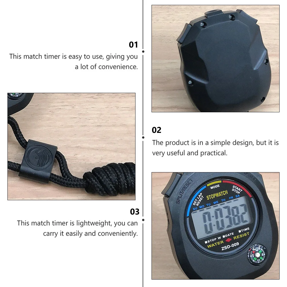 6-delige timer-trainingstopwatch voor Match Abs Game-stopwatches