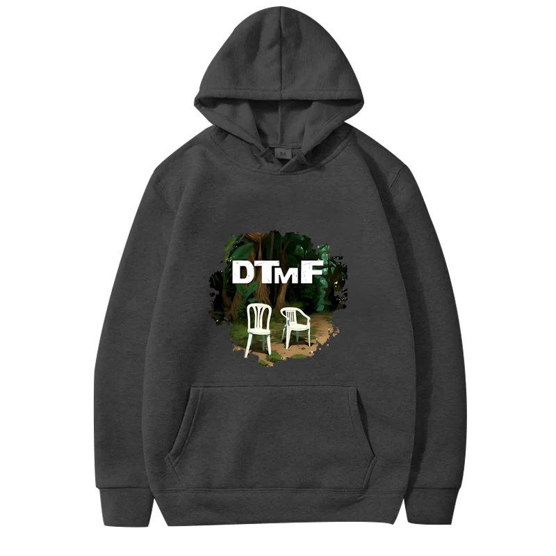 سويت شيرت Bad Bunny DTMF Fan للجنسين من Musichodie للرجال والنساء بأكمام طويلة مع رسومات مطبوعة بقلنسوة كبيرة الحجم للجنسين