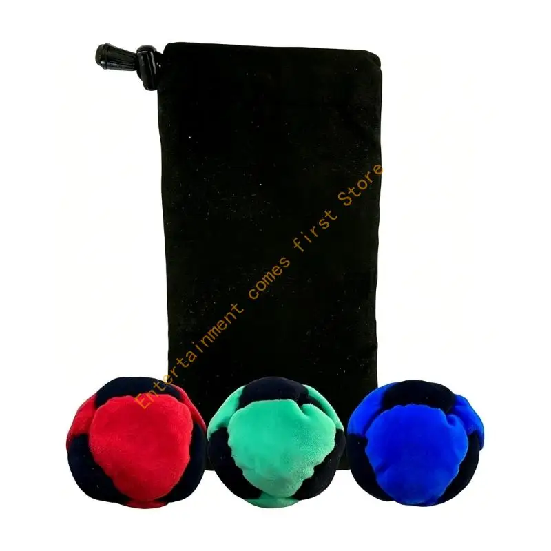 Colorful Sacks Footbag for Adults Beginners Group Play Activity Toy 55KD