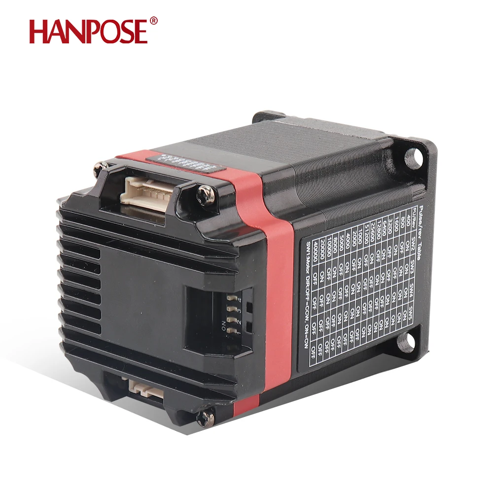 ESS57-P0X 56MM Nema23 Stepper Motor 4-lead 57 Series CNC Milling Machine Motor 4.0A 1.25N.M Drive Servo Motor Integrated Machine