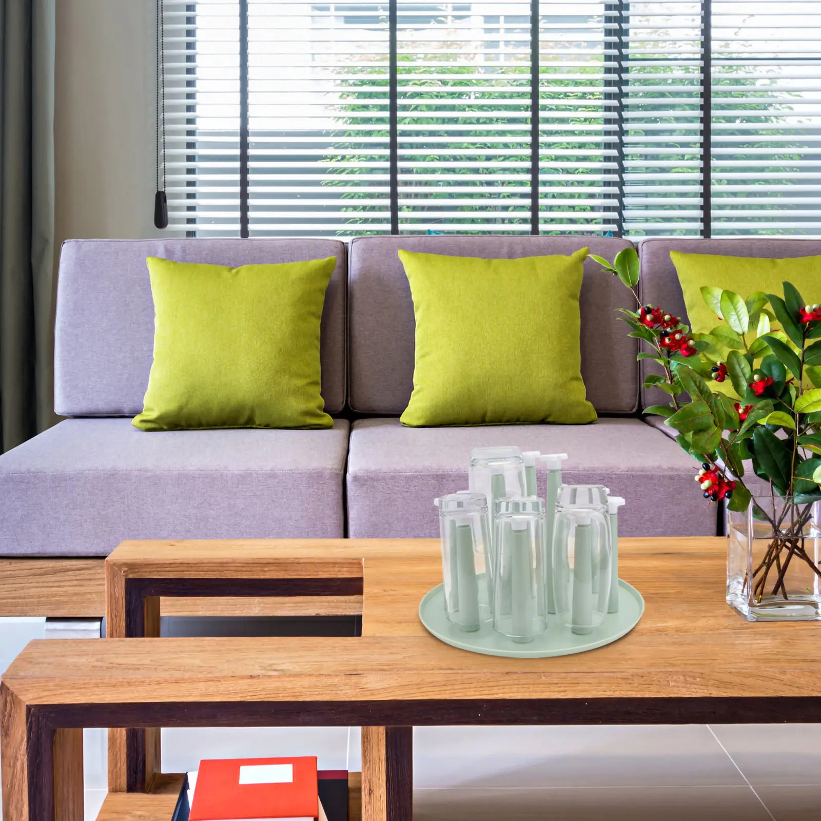 

Red Wine Glass Holder Plastic Draining Tray Quick Dry Modern Design Kitchen Organizer For Home Bar Office Use Shelf Cup Storage