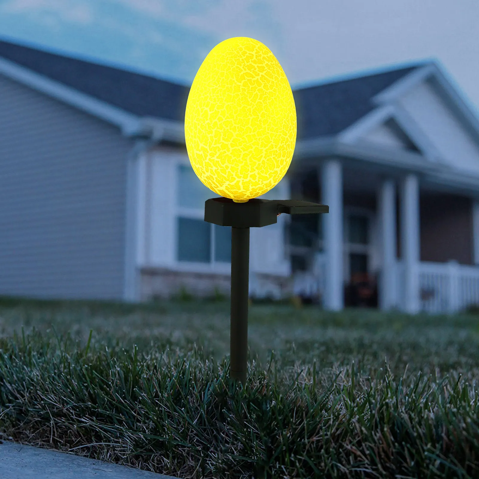 Solar Egg Light Lights for outside Lamp Outdoor Yard Garden Decorations Power Outdoors