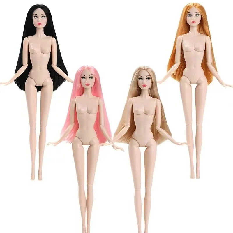 

33cm Moveable Jointed 1/6 BJD doll's body with head for doll DIY Toys for Girls children Gifts