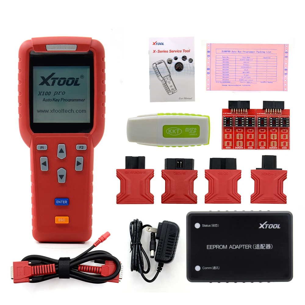 HOT!!! Original XTOOL X100 PRO Auto Key Programmer X100+ Updated Version X100 Pro Key Programmer with EEPROM Adapter