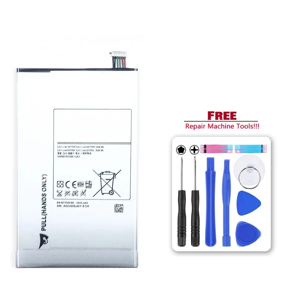 Tablet Battery For Samsung GALAXY Tab S 8.4 SM T700 T705 EB-BT705FBE 4900mAh