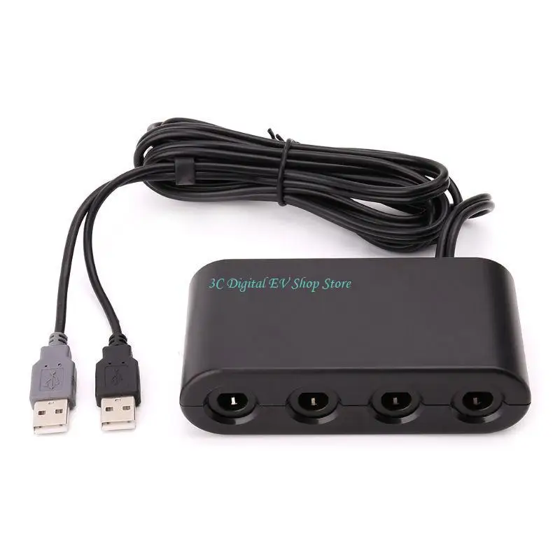 E74D Protable 3 in 1 4 Port Controllers Adapter Adapter Converter for switch w
