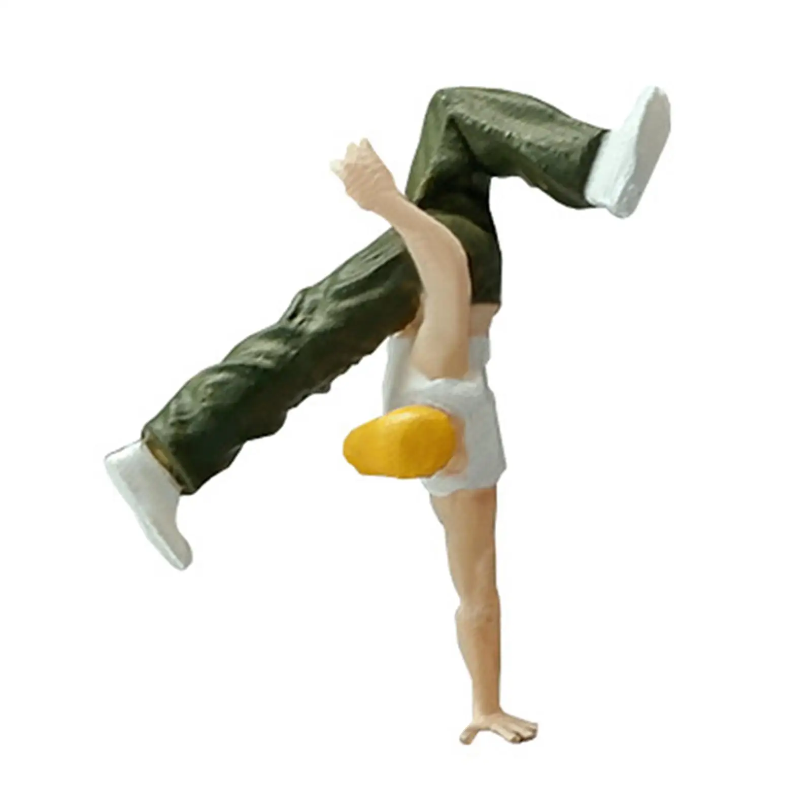 Cool Posture Dancer Miniature Figure 1 64 Scale Resin Doll for Diorama Model Train Scenery Micro World