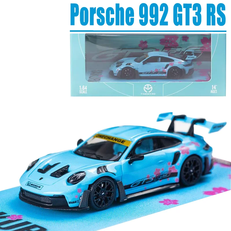 

TM 1/64 Porsche 992 GT3 RS Alloy Toy Diecast Metal Model Gift