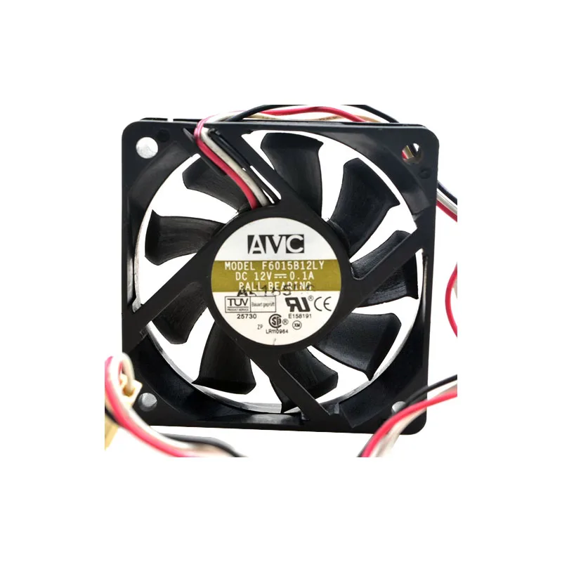 

НОВЫЙ ОРИГИНАЛЬНЫЙ F6015B12LY 12 В 0,1 А 6015 60*60*15 мм Радиатор охлаждающего вентилятора