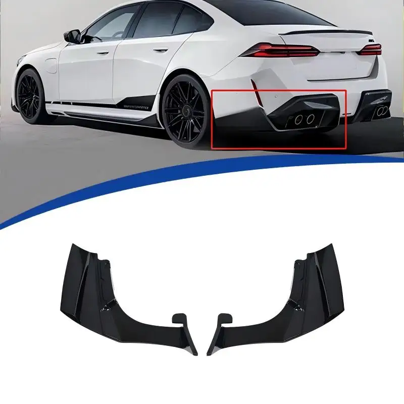 For BMW M5 G90 Rear Bumper Diffuser Lip Spoiler Splitters Cover Guard Apron Protector Car Accessories