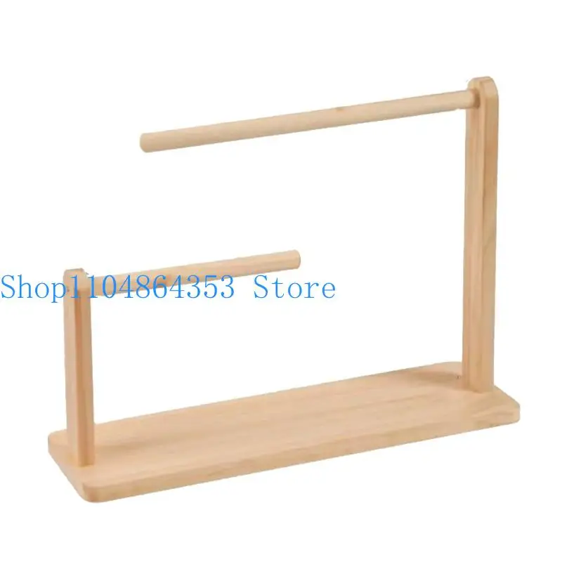 

652F Практичная устойчивая деревянная стойка для хранения ювелирных изделий, отделка натуральным зерном для уборки, украшения