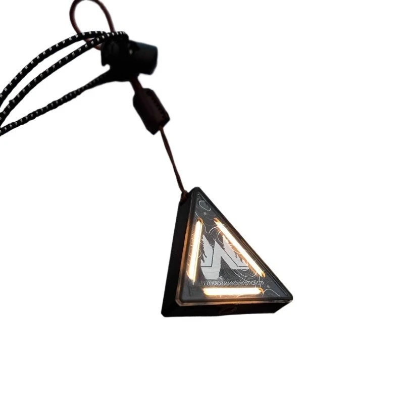 

Outdoor camping triangle , magnetic multi-function warning light, tent hanging light, mini charging, portable 1/4 port