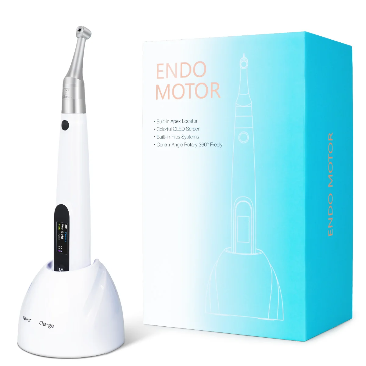 shop kimWireless  Endo Motor with Apex Locator Colorful OLED Screen Rotary Motor for Endodontic Treatment