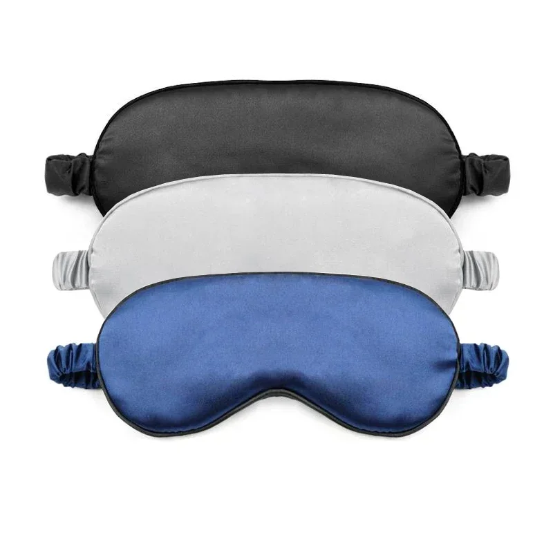 1PC Soft Imitated Silk Eyeshade Sleeping Women Eye Cover Mask Eyepatch Blindfold Portable Travel Nap Rest Sleep Eye Patch