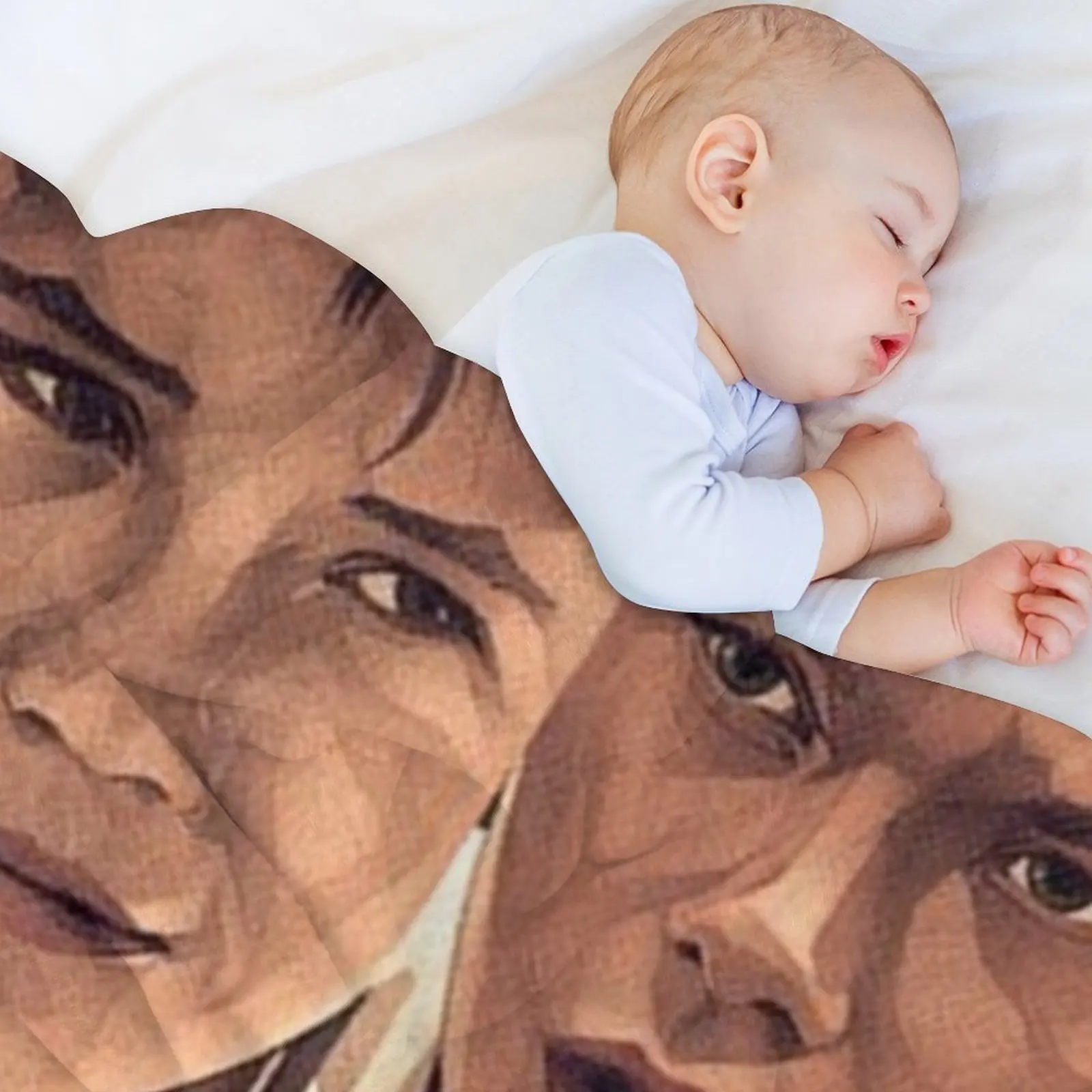 ملصق فيلم ستاند باي مي، بطانيات رمي للطفل، بطانيات متحركة كلاسيكية منقوشة ناعمة