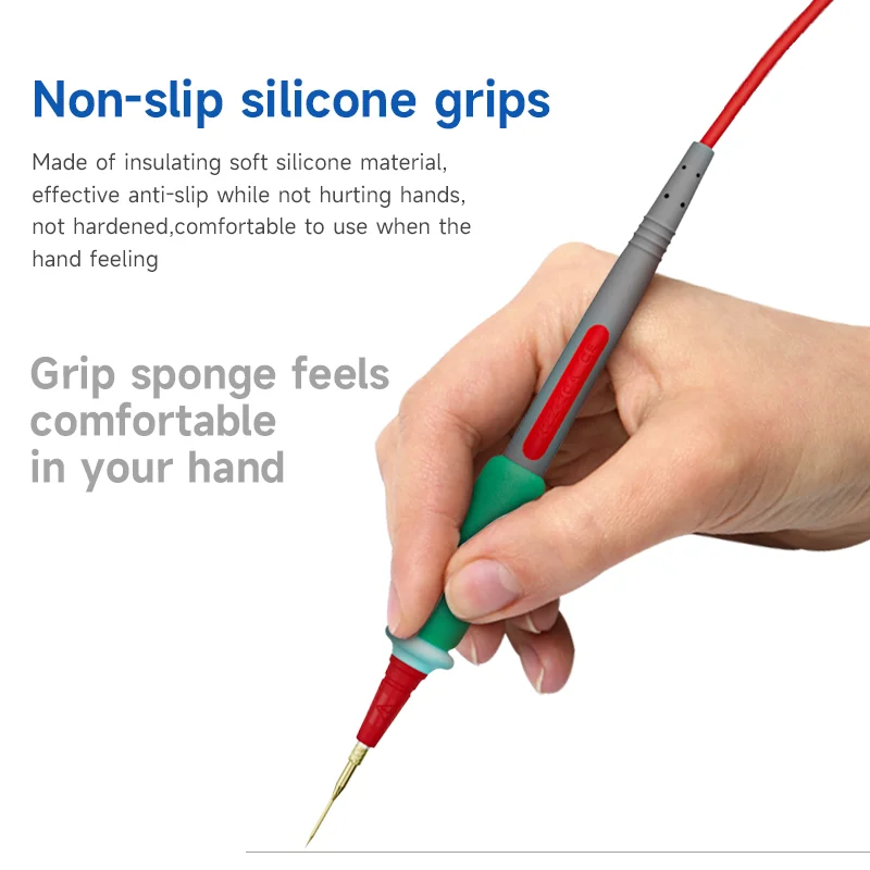 XZZ P2 Probe Multimeter Tip Accurate Measurement Test Leads Wire Pen Universal Multimeter Probe Fine Sharp PCB Test Tool Tip