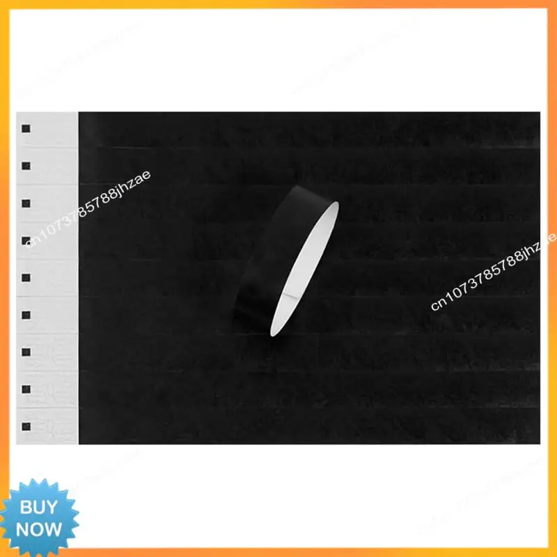 A10R 5 Color Tyvek Wristbands For Events - 500 Count Tear Resistant Waterproof ID Bands Easy Install Easy To Use B