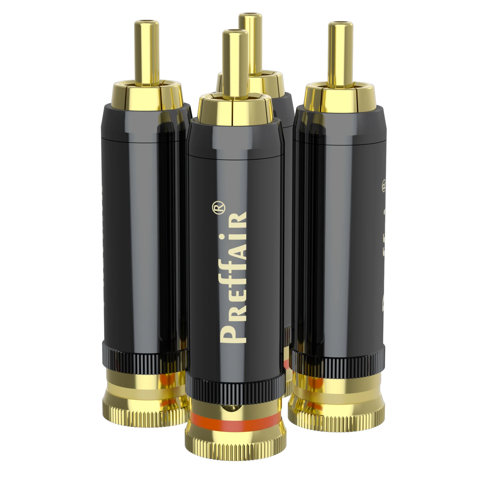 Preffair RCA-Stecker HiFi-Audio-RCA-Adapter Anschluss – Detail 4