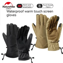 Naturehike Waterproof Gloves Sport Mittens for Men Women Camping Cycling Hiking Skiing Motorcycle Winter Supplies Touch Screen
